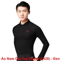 (Doubl) Áo Nam Dài Tay (S428) - Đen + Size