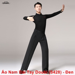 (Doubl) Áo Nam Dài Tay (S428) - Đen + Size