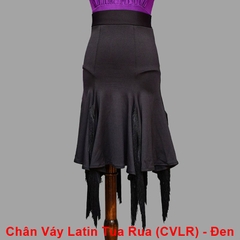 Chân Váy Latin Tua Rua (CVLR) - Đen + Size