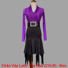 Chân Váy Latin Tua Rua (CVLR) - Đen + Size
