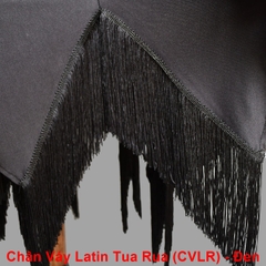 Chân Váy Latin Tua Rua (CVLR) - Đen + Size