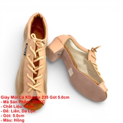 Giày Mũi Cá KDance 235 Gót 5.0cm (235KC) - Hồng