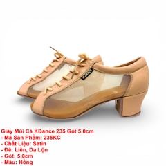 Giày Mũi Cá KDance 235 Gót 5.0cm (235KC) - Hồng