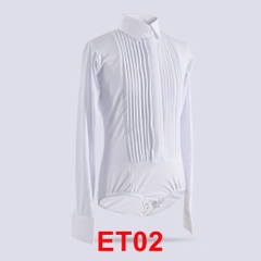 (NY) Áo Sơ Mi Khiêu Vũ Bé Trai (ET02) - Trắng + Size