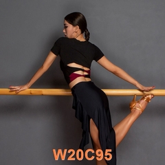 Áo Nữ Ngắn Tay WJJDance (W20C95) - Đen