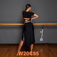 Áo Nữ Ngắn Tay WJJDance (W20C95) - Đen