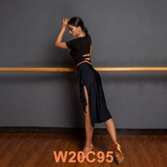 Áo Nữ Ngắn Tay WJJDance (W20C95) - Đen