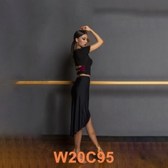 Áo Nữ Ngắn Tay WJJDance (W20C95) - Đen