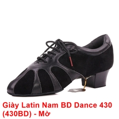 Giày Latin Nam BD Dance 430 (430BD) - Mờ + Size