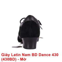 Giày Latin Nam BD Dance 430 (430BD) - Mờ + Size