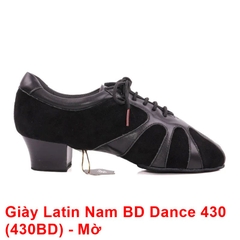 Giày Latin Nam BD Dance 430 (430BD) - Mờ + Size