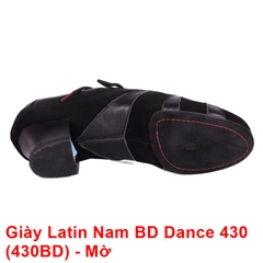 Giày Latin Nam BD Dance 430 (430BD) - Mờ + Size