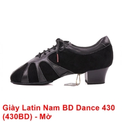 Giày Latin Nam BD Dance 430 (430BD) - Mờ + Size