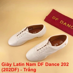 Giày Latin Nam DF Dance 202 (202DF) - Trắng + Size