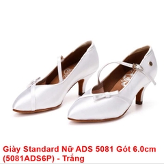Giày Standard Nữ ADS 5081 Gót 6.0cm (5081ADS6P) - Trắng