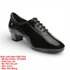 Giày Latin Nam ADS 3012 (3012ADS) - Đen Bóng