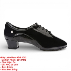 Giày Latin Nam ADS 3012 (3012ADS) - Đen Bóng