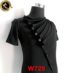 Áo Latin Nam Cúc Lệch Cộc Tay YJFY Dance (W725)