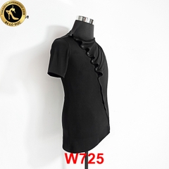 Áo Latin Nam Cúc Lệch Cộc Tay YJFY Dance (W725)