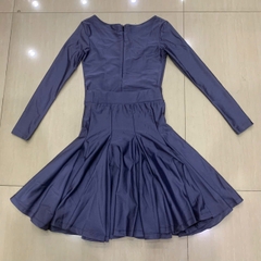 Váy Thi Đấu Trẻ Em (YXL228) - Xám + Size