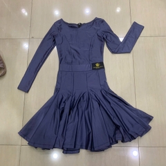 Váy Thi Đấu Trẻ Em (YXL228) - Xám + Size