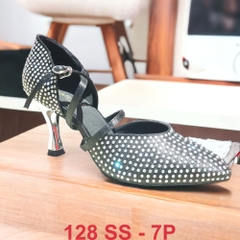 Giày Standard Nữ Sasan 128 Gót 7.5cm (128SS7P) - Đen