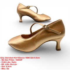 Giày Standard Nữ KDance 168K Gót 5.5cm (168K5P) - Satin