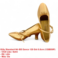 Giầy Standard Nữ BD Dance 125 Gót 5.5cm (125BD5P) - Satin Da