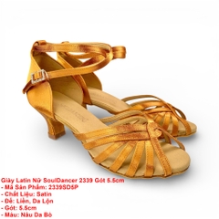 Giày Latin Nữ SoulDancer 2339 Gót 5.5cm (2339SD5P) - Nâu Da Bò