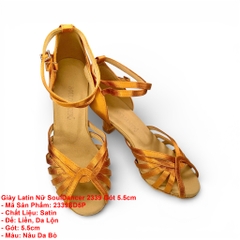Giày Latin Nữ SoulDancer 2339 Gót 5.5cm (2339SD5P) - Nâu Da Bò