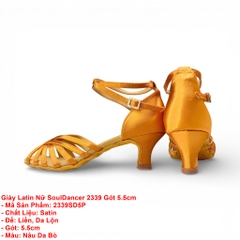 Giày Latin Nữ SoulDancer 2339 Gót 5.5cm (2339SD5P) - Nâu Da Bò