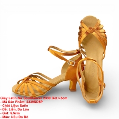 Giày Latin Nữ SoulDancer 2339 Gót 5.5cm (2339SD5P) - Nâu Da Bò