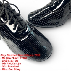 Giày Standard Nam KDance 7790 (7790K) - Đen Bóng