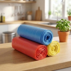 Túi rác cuộn nhiều màu