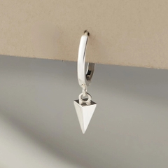 (1 Cái) Khuyên Tai Hoop Bạc 925 Dáng Treo Hình Mũi Tên Poison Arrow Earrings - BE25-L