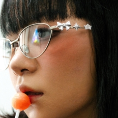 Charm Kính Bạc 925 Sao 8 Cánh -  Lumi Star - VKC18