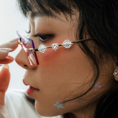 Charm Kính Bạc 925 Gậy Trái Tim Sakura -  Dream Heart - VKC04