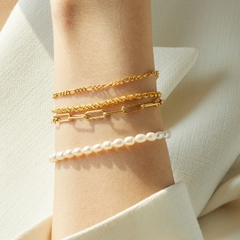 Lắc Tay Bạc 925 Trơn Xoắn Twist - VCB03