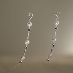 Charm Kính Bạc 925 Chain Đeo Cổ Hoa Hướng Dương - Lustre Chain - VKC02