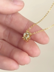 Mặt Dây Chuyền/Charm Kim Tiền Bạc 925 Mạ Vàng 18K - VCP10