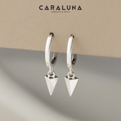 (1 Cái) Khuyên Tai Hoop Bạc 925 Dáng Treo Hình Mũi Tên Poison Arrow Earrings - CARA LUNA - BE25-L