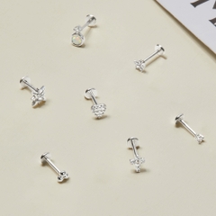 Khuyên Tai Chốt Vặn, Chốt Dẹt - Khuyên Tai Flat Back, Chốt Phẳng, Chốt Bi - Collection Earrings