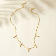 Dây Chuyền Bạc 925 Choker Xích Bi Charm Dài - VSN508