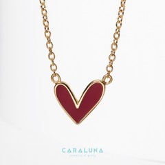 Dây Chuyền Bạc 925 Enamel Trái Tim Đỏ My Love - VYN503