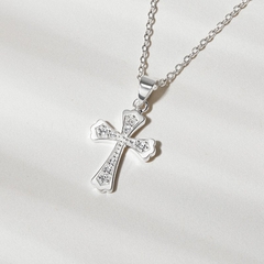 Dây chuyền Bạc 925 Thánh Giá Đính Đá Cross Pendant - VSN500
