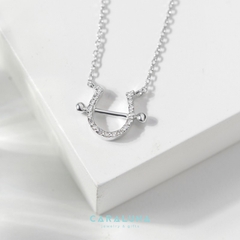 Dây Chuyền Bạc 925 U and I Together Đính Đá Well Wishes - VGN02