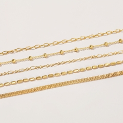 Lắc Tay Bạc 925 Dây Xích Classic - Flat Chain - VCB26