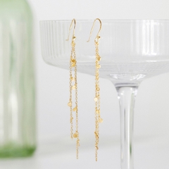 Hoa Tai Bạc 925 Thanh Mảnh Dáng Dài Dainty Threader - VSE507