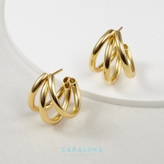 Khuyên Tai Bạc 925 C Hoop Ống Sang Trọng My Lady - BE38