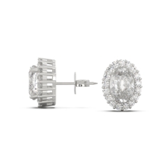 Bông Tai Kim Cương Moissanite Trắng - VHE01-02
